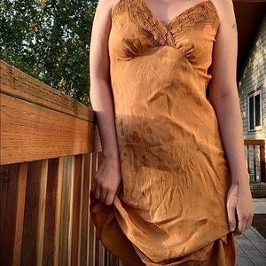 1930s vintage silk slip dress